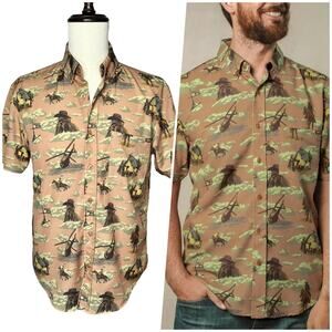 RSVLTS x Yellowstone | Men | Dutton Ranch KUNUFLEX Button Down Shirt | Medium